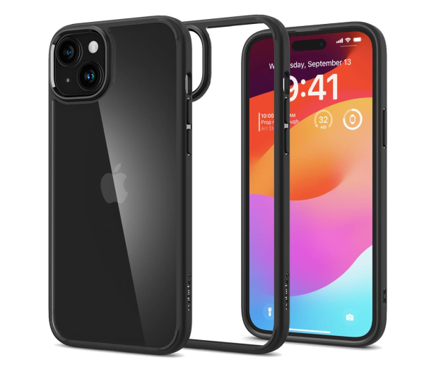 SPIGEN Ultra Hybrid do iPhone 15 matte black - 1178907 - zdjęcie